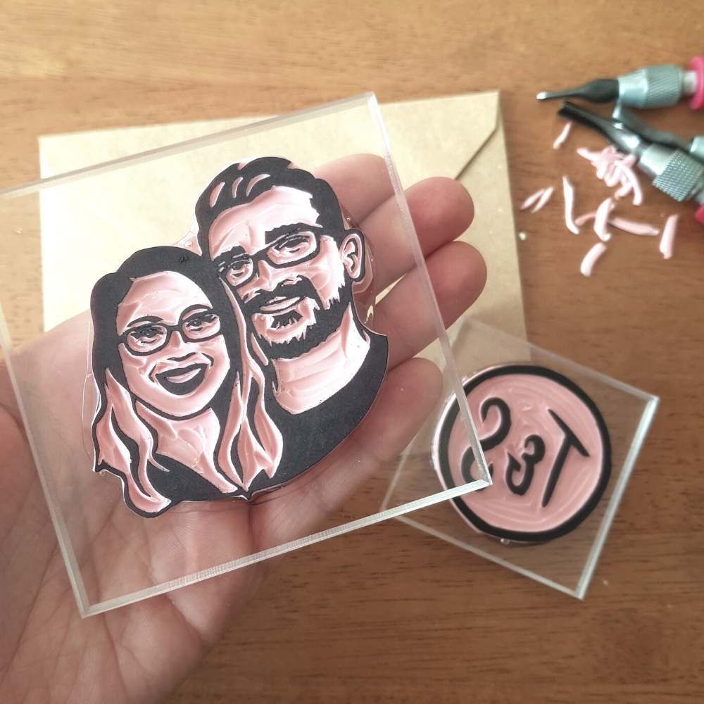 Couples Stamp and Monogram | Salt & Paper - Image 3