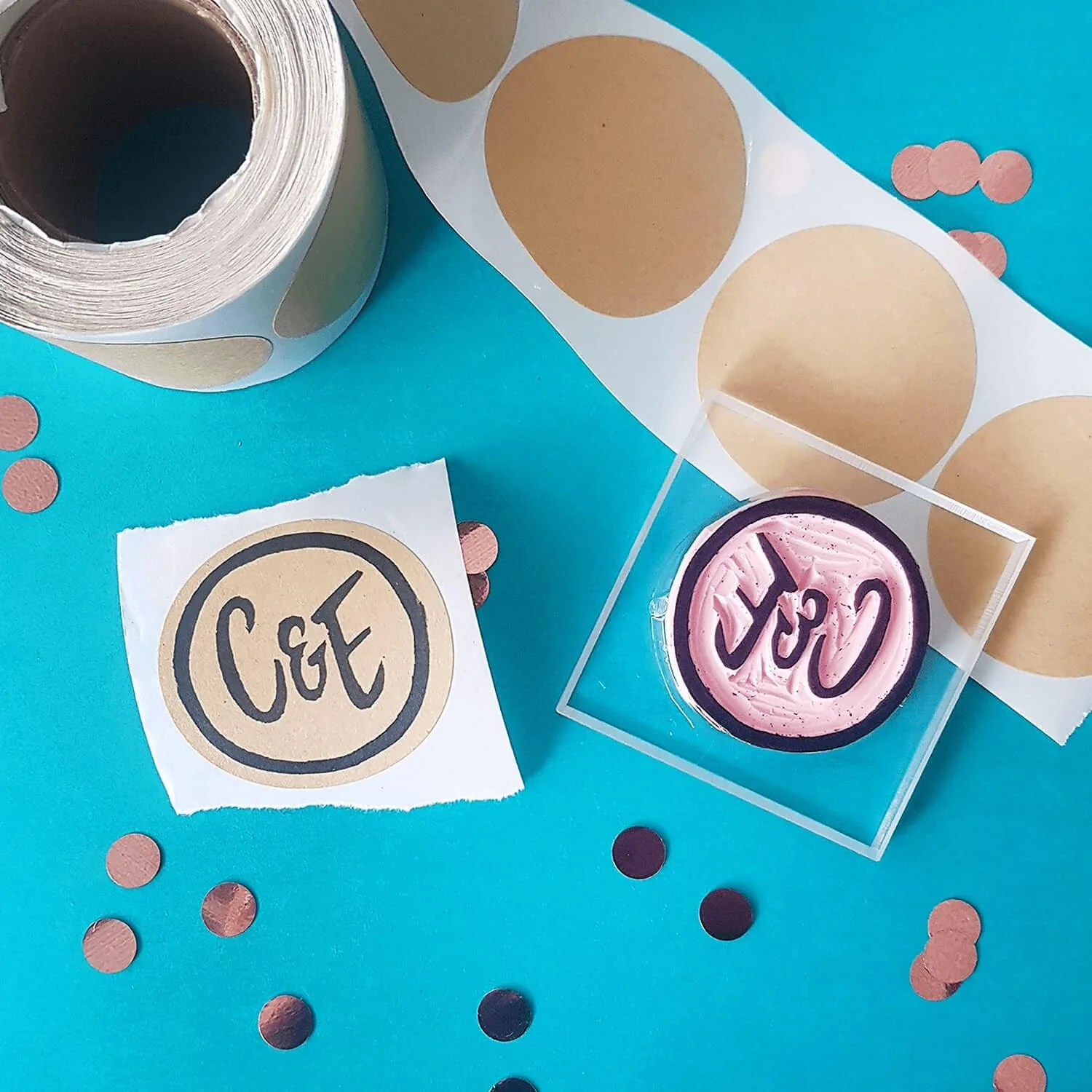 Couples Stamp and Monogram | Salt & Paper - Image 6