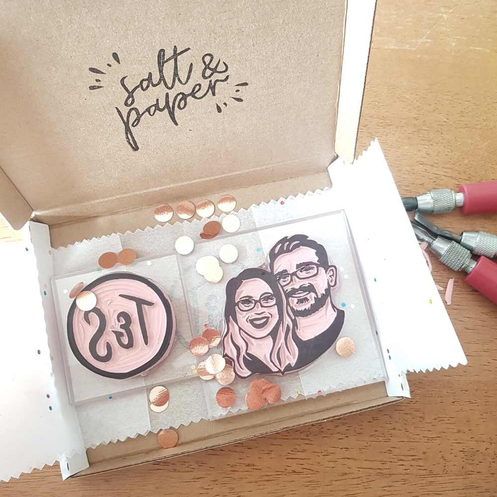 Couples Stamp and Monogram | Salt & Paper - Image 8