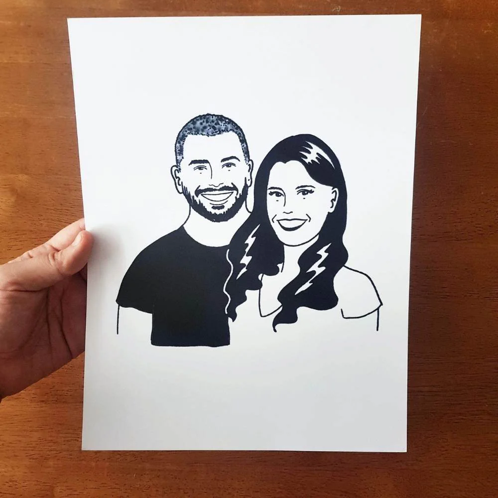 Custom Family Digital Illustration | Salt & Paper - Image 4