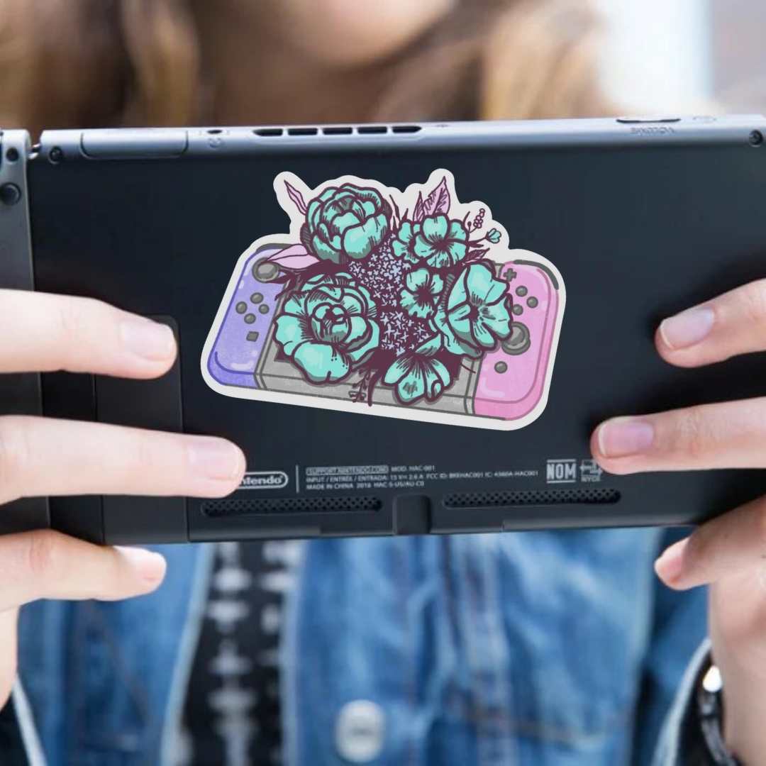 Floral Switch Vinyl Sticker | Salt & Paper - Image 4