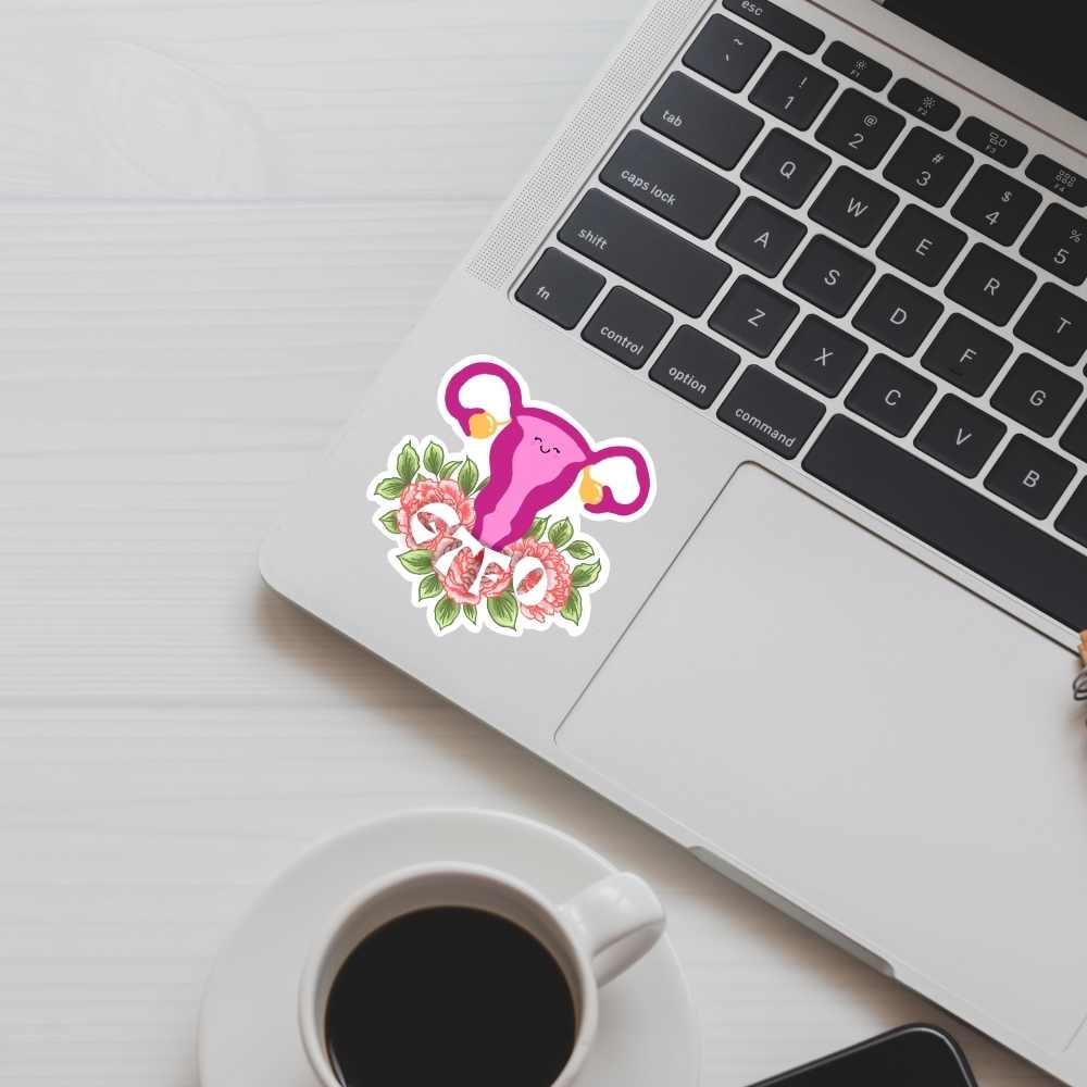 GTFO Uterus Sticker | Wholesale Case 6 - Image 3