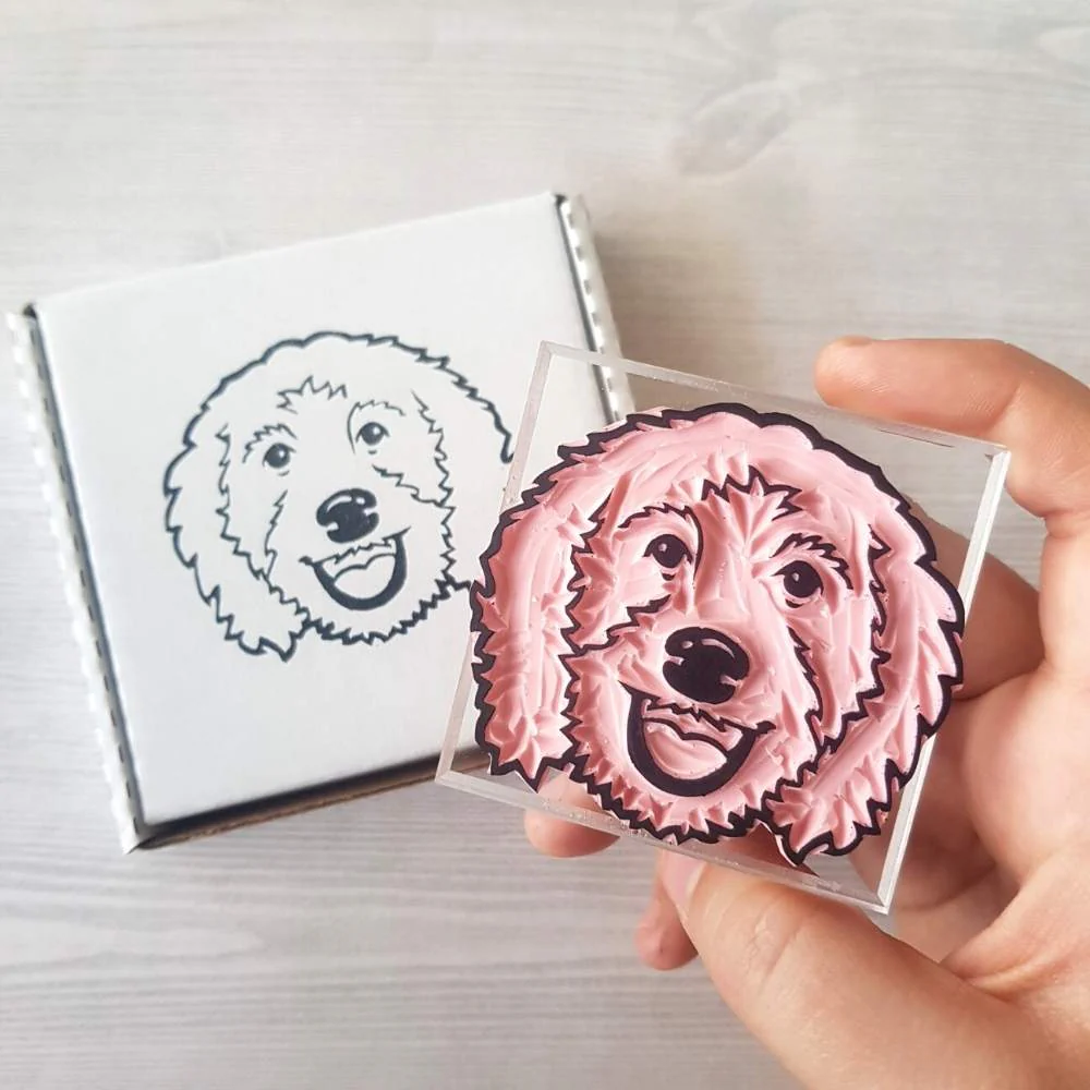 Solo Pet Portrait Stamp | Salt & Paper - Image 6