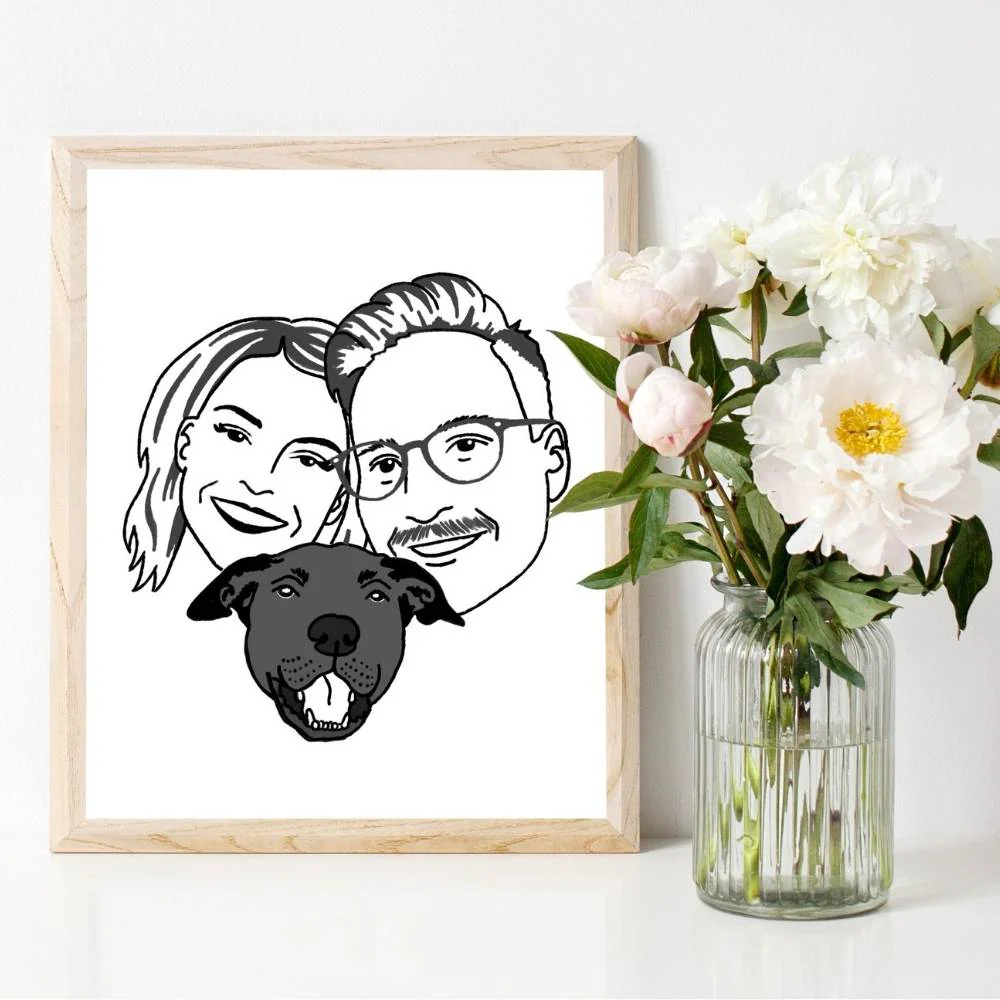 Solo Custom Portrait Digital Illustration | Salt & Paper - Image 9